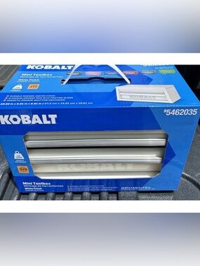 Kobalt Mini 2 Drawer Steel Tool Box White 25th Anniversary | Brand New